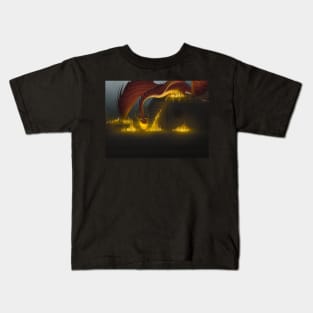 Monstrous Nightmare Dragon Attack Kids T-Shirt